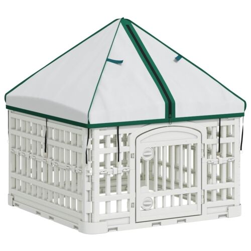 4-panelni ogradni igralište za pse s krovom 60 x 60 x 82 cm - S krovom 60 x 60 x 82 cm Cijena