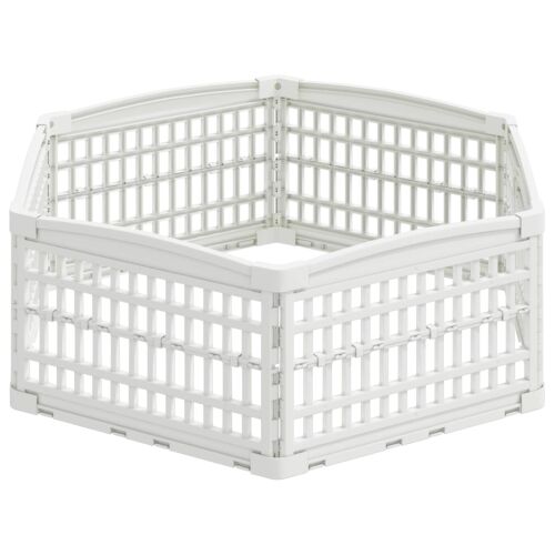 Ograda za Pse s 6 Panoa 122 x 106,5 x 40 cm Plastika Bijela - bez krova i osnovice 122 x 106,5 x 40 cm Cijena
