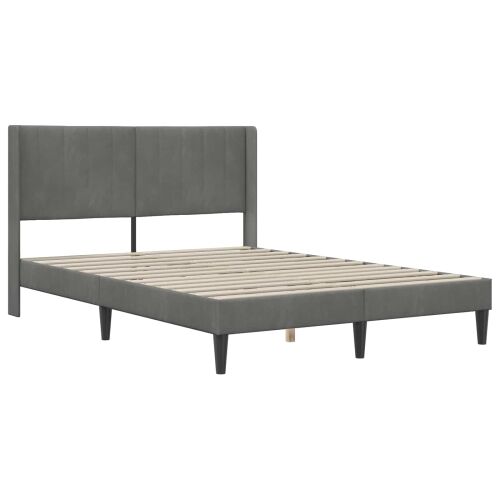 Okvir za krevet Tamnosiva 153 x 203 cm Baršun - 152 x 203 cm Cijena