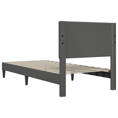 Okvir za krevet Tamnosiva 80 x 200 cm Kordura tekstil - Tamnosiva 80 x 200 cm Cijena