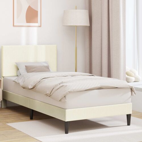 Okvir za krevet Krem 80 x 200 cm Kordura tekstil - Krem 80 x 200 cm Cijena