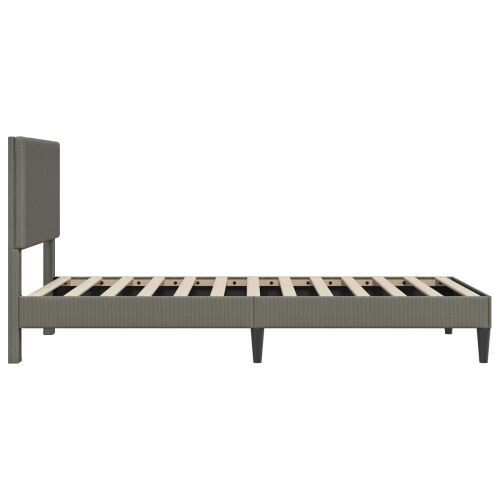 Okvir za krevet Svjetlosiva 90 x 200 cm Kordura tekstil - Svjetlosiva 90 x 200 cm Cijena