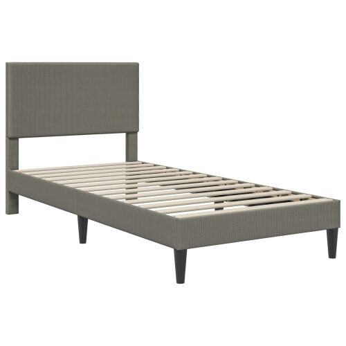 Okvir za krevet Svjetlosiva 90 x 200 cm Kordura tekstil - Svjetlosiva 90 x 200 cm Cijena