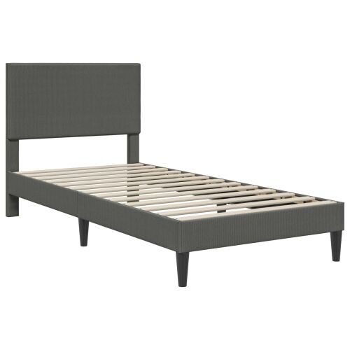 Okvir za krevet Tamnosiva 100 x 200 cm Kordura tekstil - Tamnosiva 100 x 200 cm Cijena