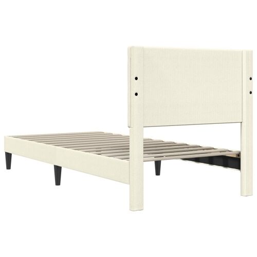 Okvir za krevet Krem 100 x 200 cm Kordura tekstil - Krem 100 x 200 cm Cijena