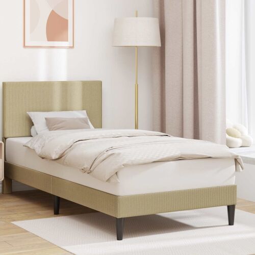 Okvir za krevet Svijetlozeleni sivi 100 x 200 cm - Svijetlo zelena siva 100 x 200 cm Cijena