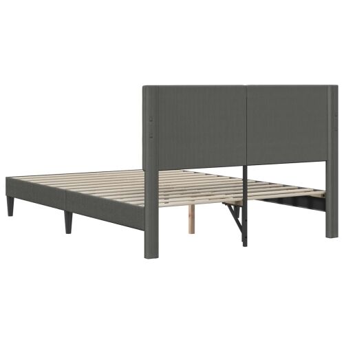 Okvir za krevet Tamnosiva 120 x 190 cm Kordura tekstil - Tamnosiva 120 x 190 cm Cijena