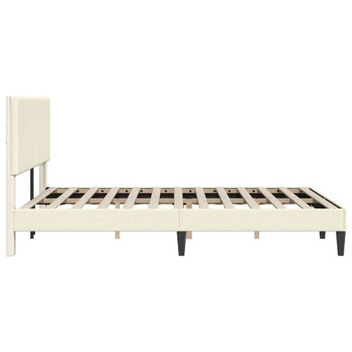 Okvir za krevet Krem 120 x 190 cm Kordura tekstil - Krem 120 x 190 cm Cijena