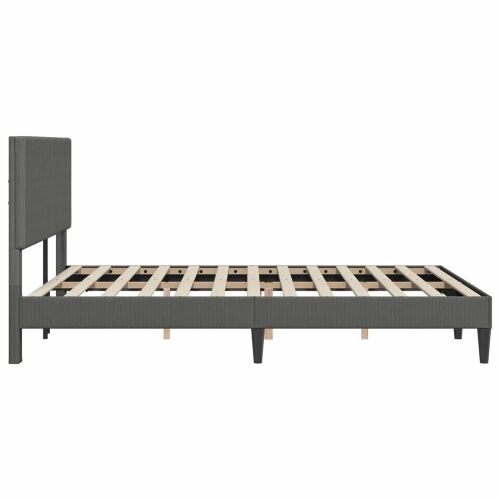 Okvir za krevet Tamnosiva 140 x 190 cm Kordura tekstil - Tamnosiva 140 x 190 cm Cijena