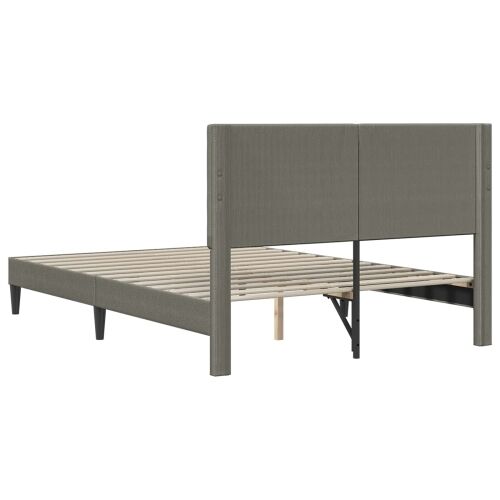 Okvir za krevet Svjetlosiva 160 x 200 cm Kordura tekstil - Svjetlosiva 160 x 200 cm Cijena