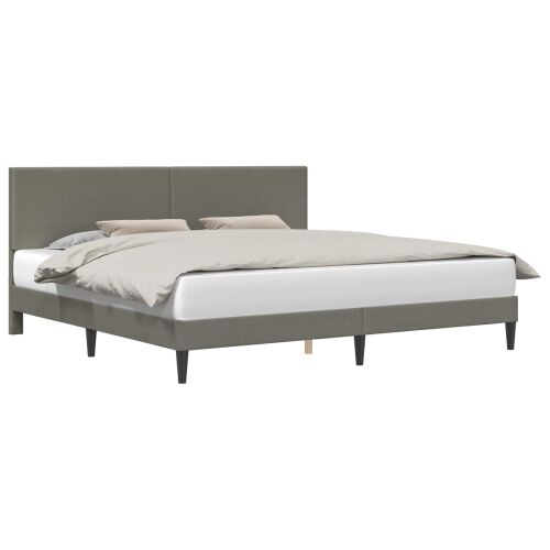 Okvir za krevet Svjetlosiva 180 x 200 cm Kordura tekstil - Svjetlosiva 180 x 200 cm Cijena