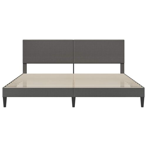 Okvir za krevet Tamnosiva 180 x 200 cm Kordura tekstil - Tamnosiva 180 x 200 cm Cijena