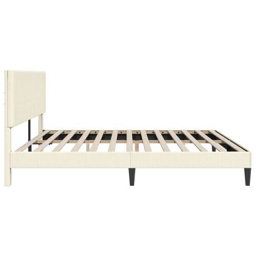 Okvir za krevet Krem 180 x 200 cm Kordura tekstil - Krem 180 x 200 cm Cijena