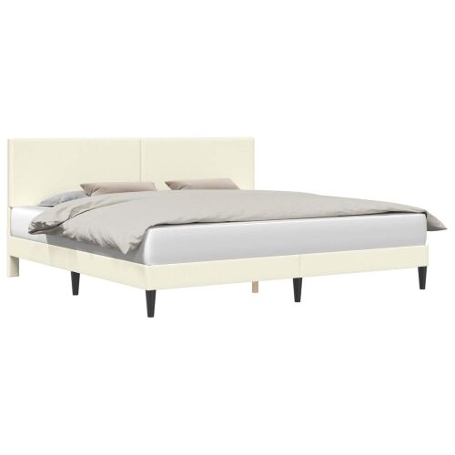 Okvir za krevet Krem 180 x 200 cm Kordura tekstil - Krem 180 x 200 cm Cijena