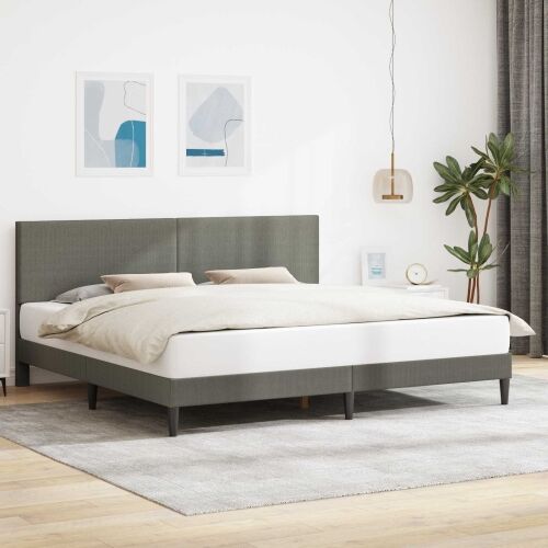 Okvir za krevet Svjetlosiva 200 x 200 cm Kordura tekstil - Svjetlosiva 200 x 200 cm Cijena