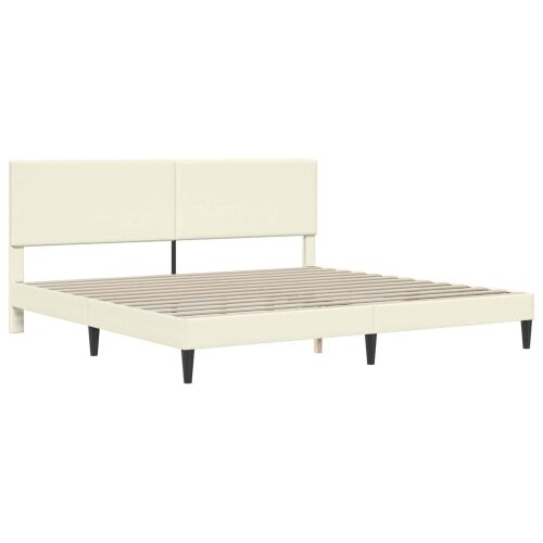 Okvir za krevet Krem 200 x 200 cm Kordura tekstil - Krem 200 x 200 cm Cijena