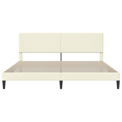 Okvir za krevet Krem 200 x 200 cm Kordura tekstil - Krem 200 x 200 cm Cijena