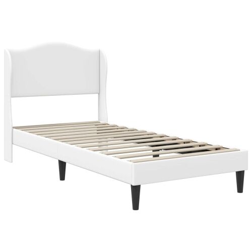 Okvir za krevet Bijela 80 x 200 cm Umjetna koža - Bijela 80 x 200 cm Cijena