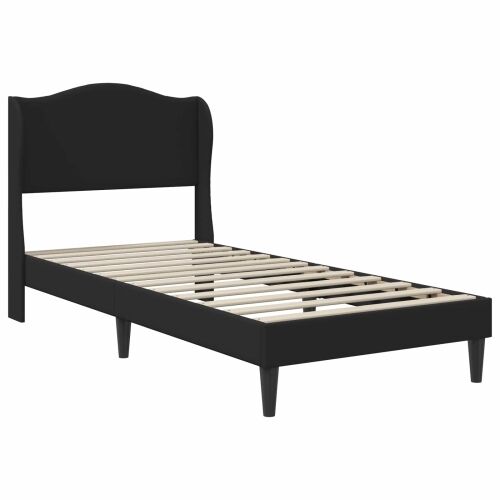 Okvir za krevet Crna 90 x 190 cm Umjetna koža - Crna 90 x 190 cm Cijena