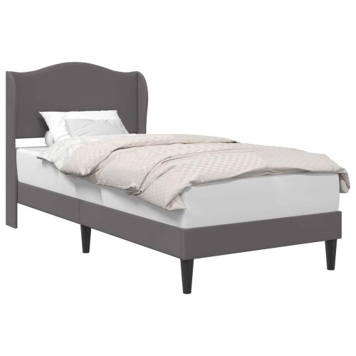 Okvir za krevet Siva 90 x 200 cm Umjetna koža - Siva 90 x 200 cm Cijena