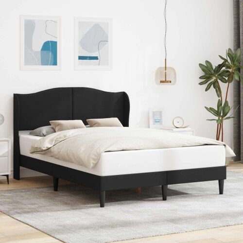 Okvir za krevet Crna 140 x 200 cm Umjetna koža - Crna 140 x 200 cm Cijena