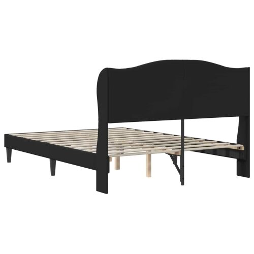 Okvir za krevet Crna 160 x 200 cm Umjetna koža - Crna 160 x 200 cm Cijena