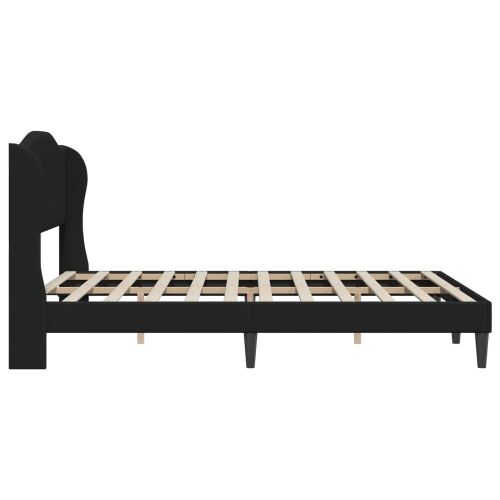 Okvir za krevet Crna 160 x 200 cm Umjetna koža - Crna 160 x 200 cm Cijena