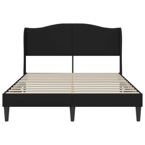 Okvir za krevet Crna 160 x 200 cm Umjetna koža - Crna 160 x 200 cm Cijena