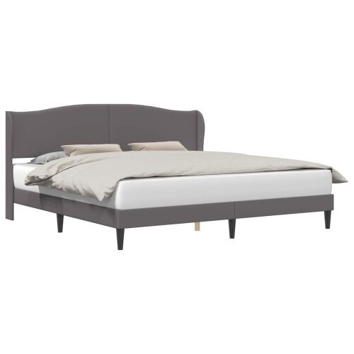 Okvir za krevet Siva 180 x 200 cm Umjetna koža - Siva 180 x 200 cm Cijena