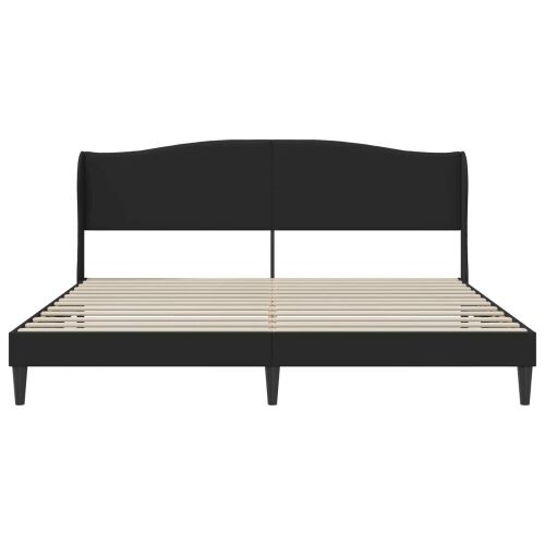 Okvir za krevet Crna 200 x 200 cm Umjetna koža - Crna 200 x 200 cm Cijena