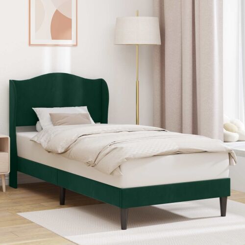 Okvir za krevet Tamnozelena 80 x 200 cm Baršun - Tamnozelena 80 x 200 cm Cijena