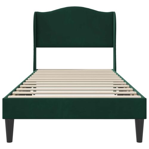Okvir za krevet Tamnozelena 90 x 190 cm Baršun - Tamnozelena 90 x 190 cm Cijena