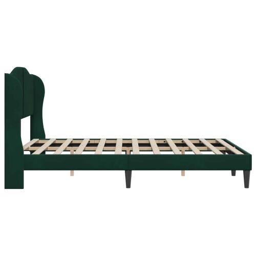 Okvir za krevet Tamnozelena 120 x 190 cm Baršun - Tamnozelena 120 x 190 cm Cijena