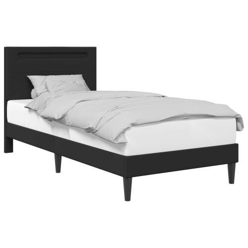 Okvir za krevet Crna 80 x 200 cm Umjetna koža - Crna 80 x 200 cm Cijena