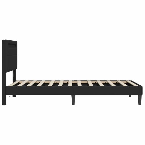 Okvir za krevet Crna 100 x 200 cm Umjetna koža - Crna 100 x 200 cm Cijena
