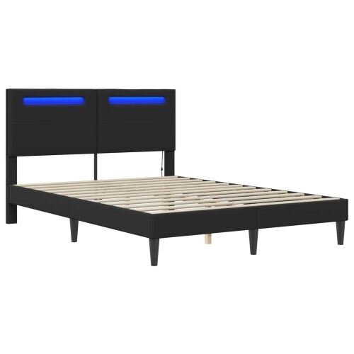 Okvir za krevet Crna 120 x 190 cm Umjetna koža - Crna 120 x 190 cm Cijena