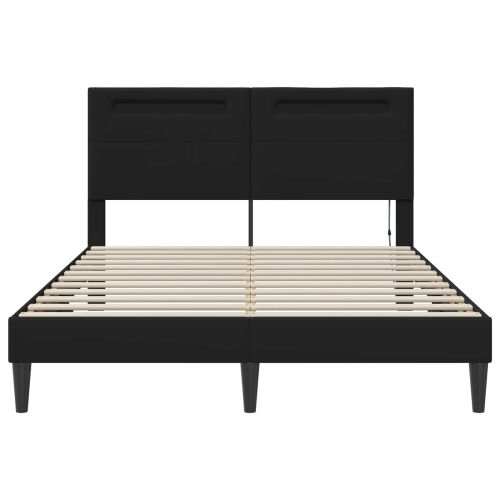 Okvir za krevet Crna 120 x 200 cm Umjetna koža - Crna 120 x 200 cm Cijena