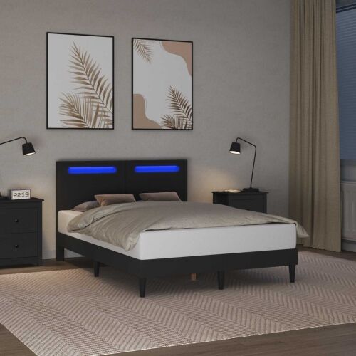 Okvir za krevet Crna 120 x 200 cm Umjetna koža - Crna 120 x 200 cm Cijena