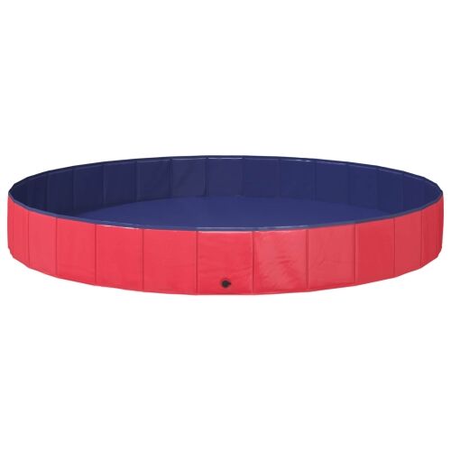 Bazen za pse Ø300 x 38 cm Debeli PVC Crvena - Crvena 300 x 38 cm Cijena
