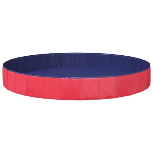 Bazen za pse Ø300 x 38 cm Debeli PVC Crvena - Crvena 300 x 38 cm Cijena