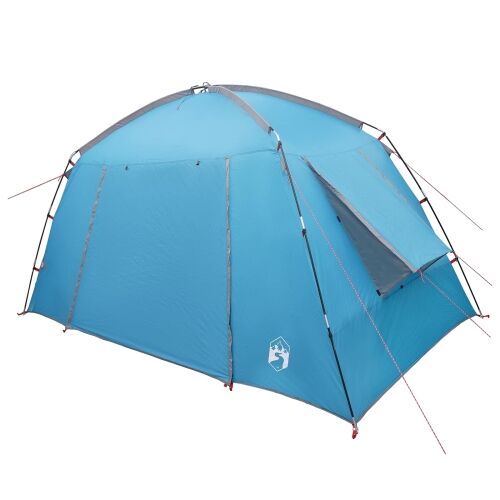 Kabinski šator s krovom Plava 300 x 210 x 156 cm Poliester - Plava 4 osoba Cijena
