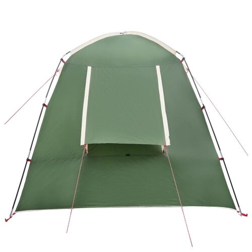 Kabinski šator s krovom Zelena 400 x 210 x 180 cm Poliester - Zelena Za 6 osoba Cijena
