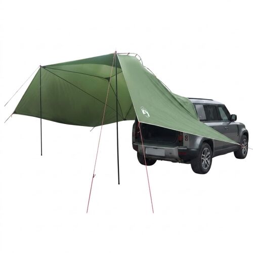 Šator za auto 350 x 250 cm Zelena Poliester i čelik - Zelena 350 x 250 x 220 cm Cijena