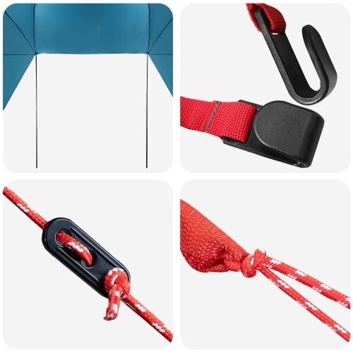 Šator za auto 350 x 250 cm Plava Poliester i čelik - Plava 350 x 250 x 220 cm Cijena