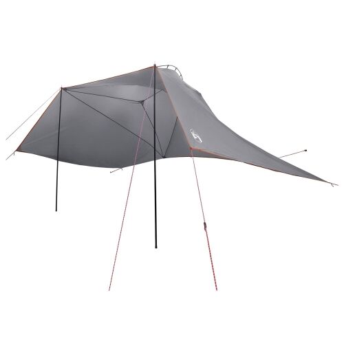 Šator za auto 350 x 250 cm Siva i narančasta Poliester i čelik - Siva i narančasta 350 x 250 x 220 cm Cijena