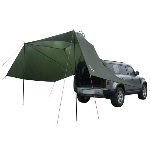 Šator za auto 350 x 250 cm Maslinasto zelena Poliester i čelik - Vojska zelena 350 x 250 x 220 cm Cijena