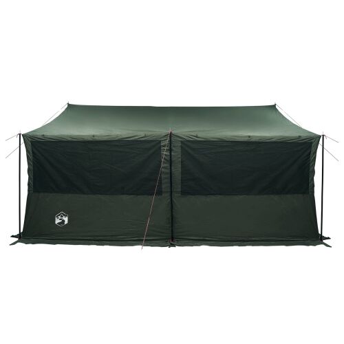 Obiteljski šator s krovom Vojska zelena 450 x 400 x 265 cm - Vojska zelena 450 x 400 x 265/165 cm Cijena