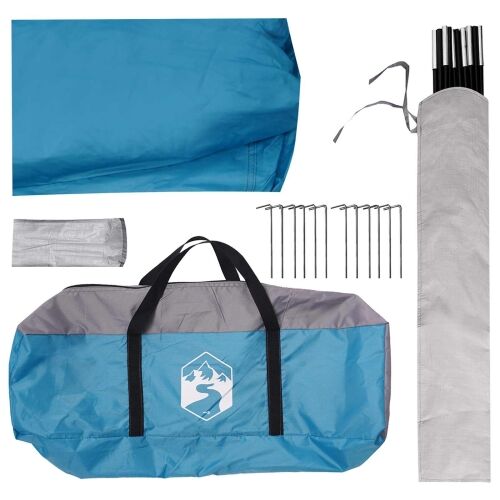 Šator za svadbe - šator za zabave Plava 500 x 500 x 350 cm Poliester i čelik - Plava 500 x 500 x 350 cm Cijena