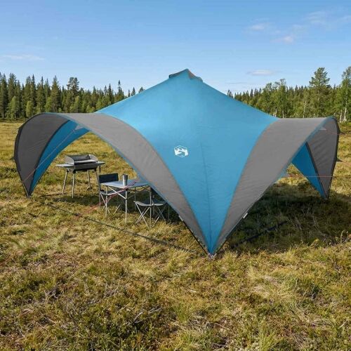 Šator za svadbe - šator za zabave Plava 600 x 600 x 400 cm Poliester i čelik - Plava 600 x 600 x 398 cm Cijena