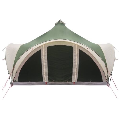 Tipi šator s krovom Zelena 6 osoba Poliester i čelik - Zelena 400 x 400 x 320 cm Cijena